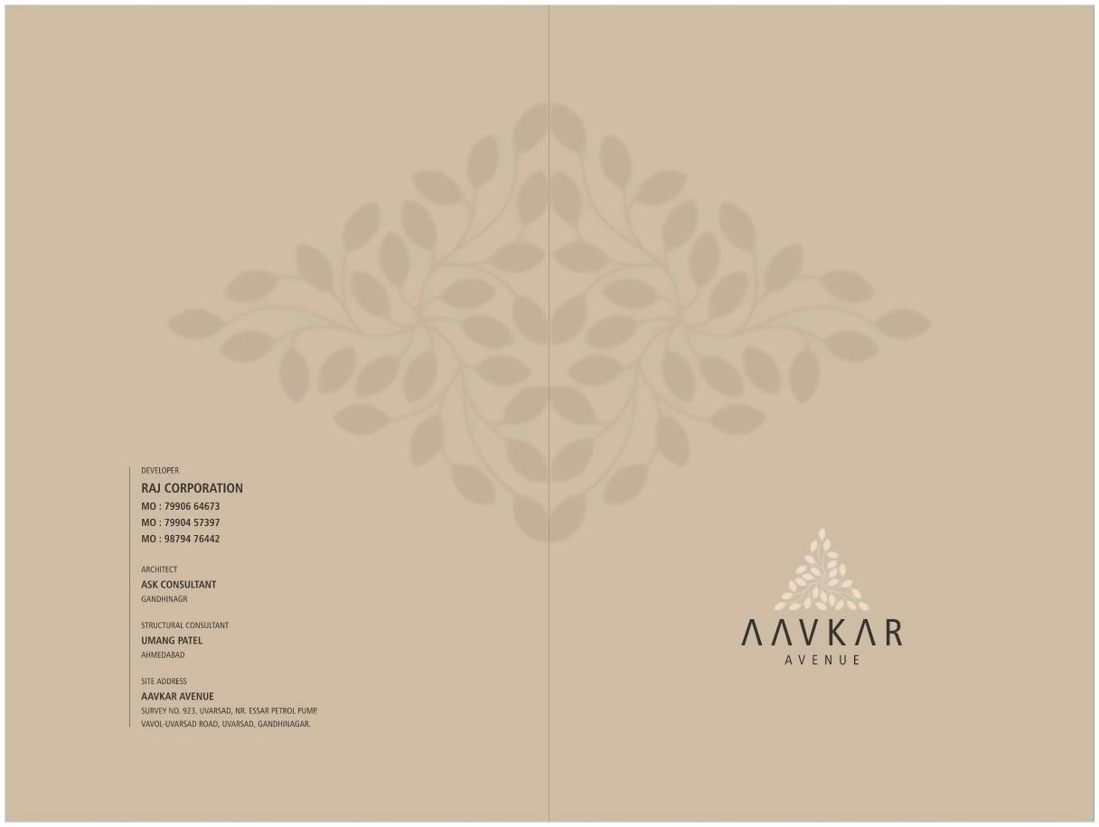  of real estate project Aavkar Avenue located at Uvarsad, Gandhinagar, Gujarat