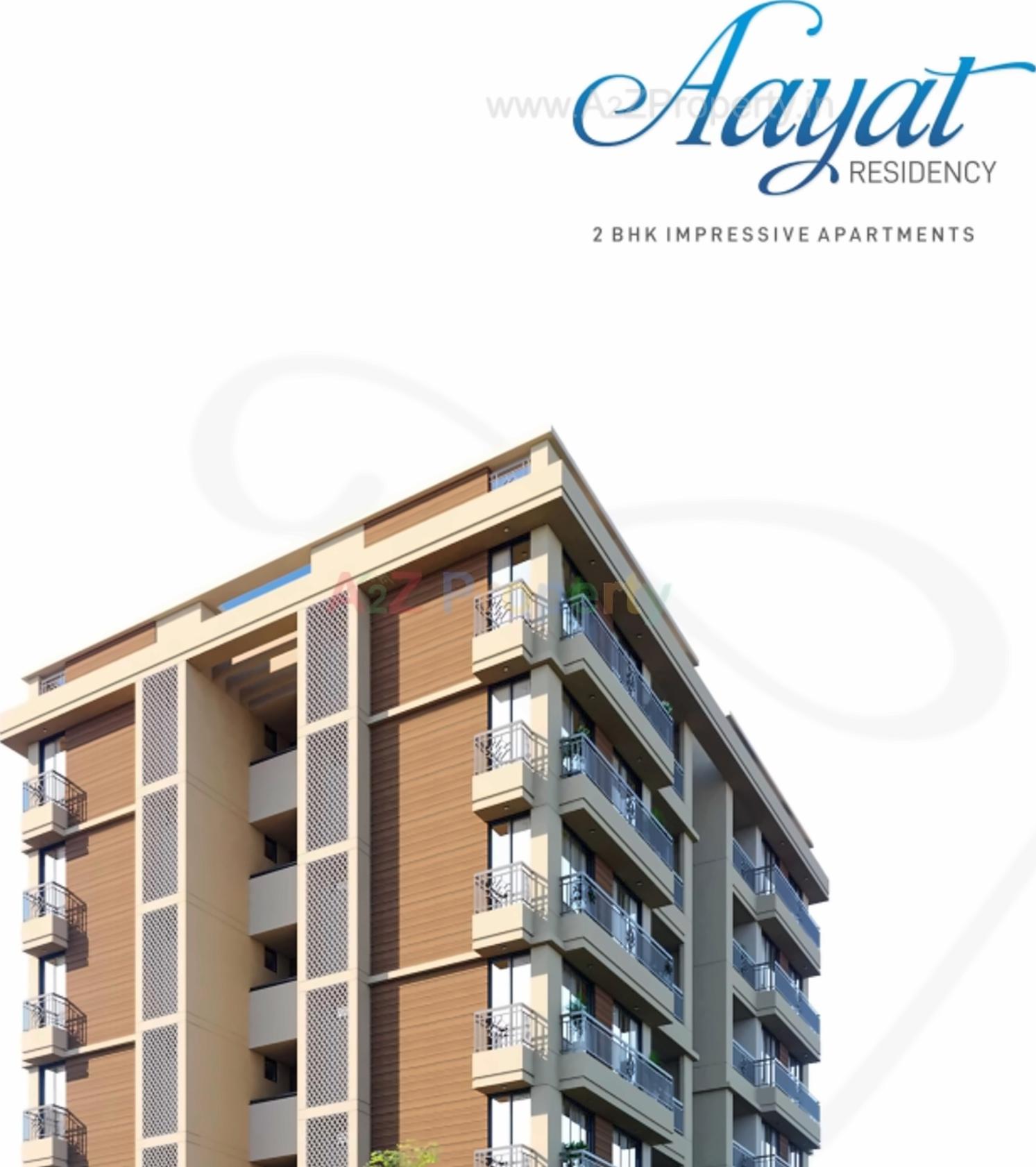 3D Elevation of real estate project Aayat Residency located at Vavol, Gandhinagar, Gujarat