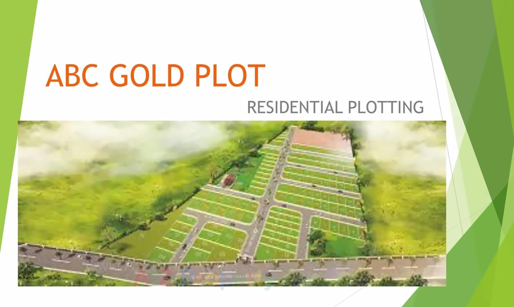 3D Elevation of real estate project Abc Gold Plot located at Pethapur, Gandhinagar, Gujarat