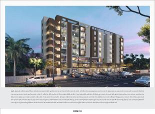 Elevation of real estate project Abhishek Greens located at Gandhinagar, Gandhinagar, Gujarat