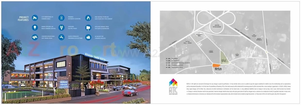  of real estate project Adalaj Trade Center located at Adalaj, Gandhinagar, Gujarat