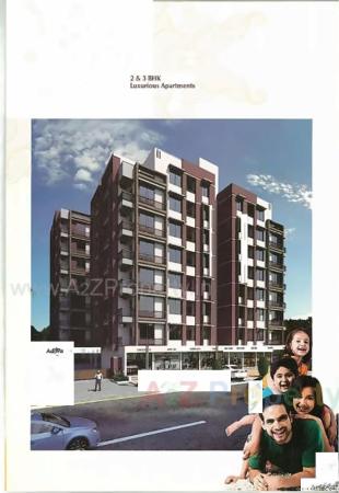 Elevation of real estate project Aditya Elite located at Zundal, Gandhinagar, Gujarat