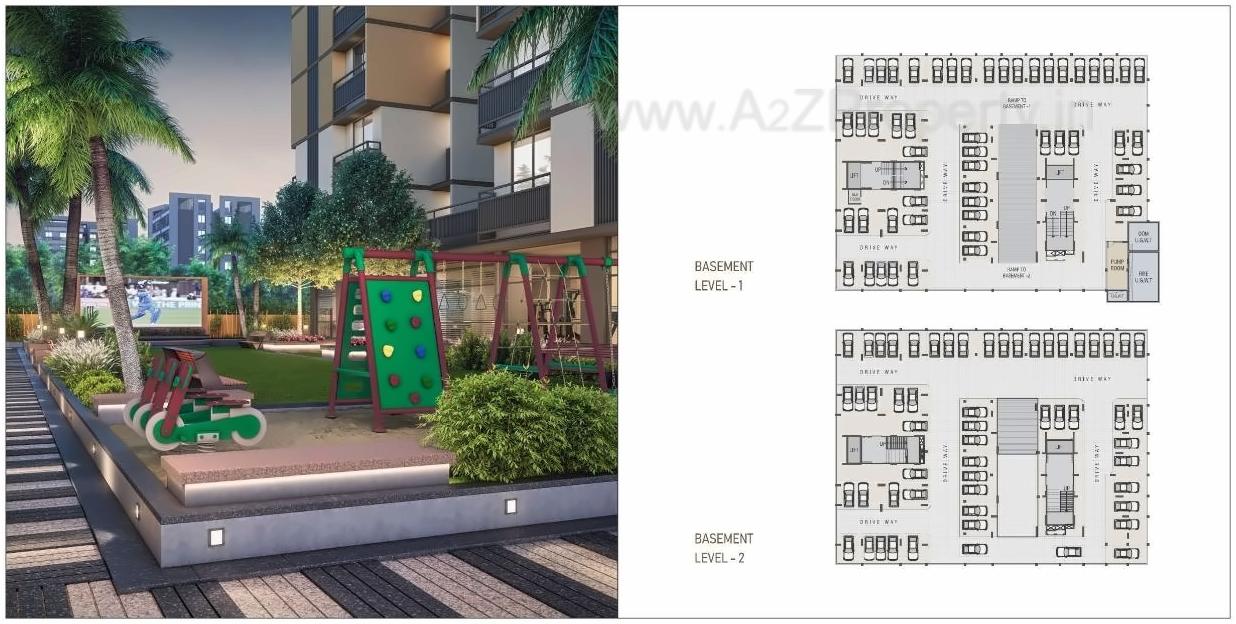 Layout of real estate project Aditya Greens located at Zundal, Gandhinagar, Gujarat
