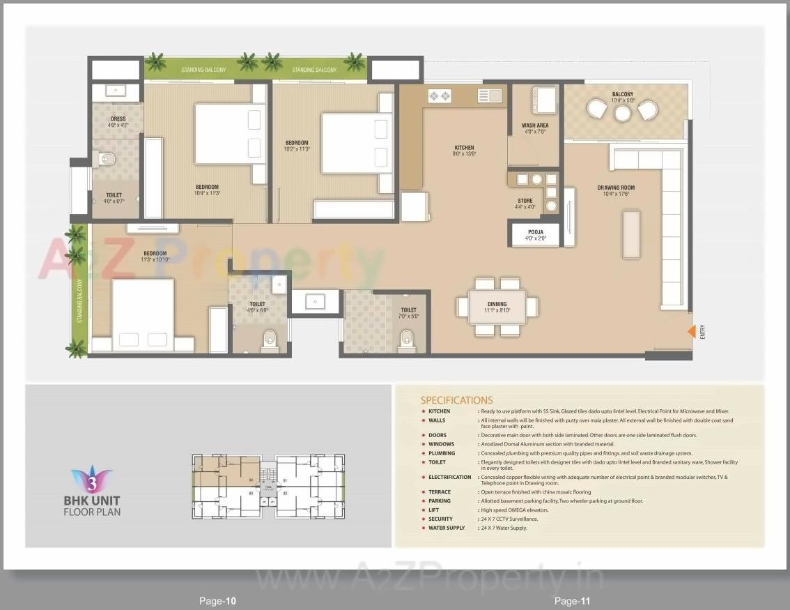 Layout of real estate project Akshar Paradise located at Sargasan, Gandhinagar, Gujarat