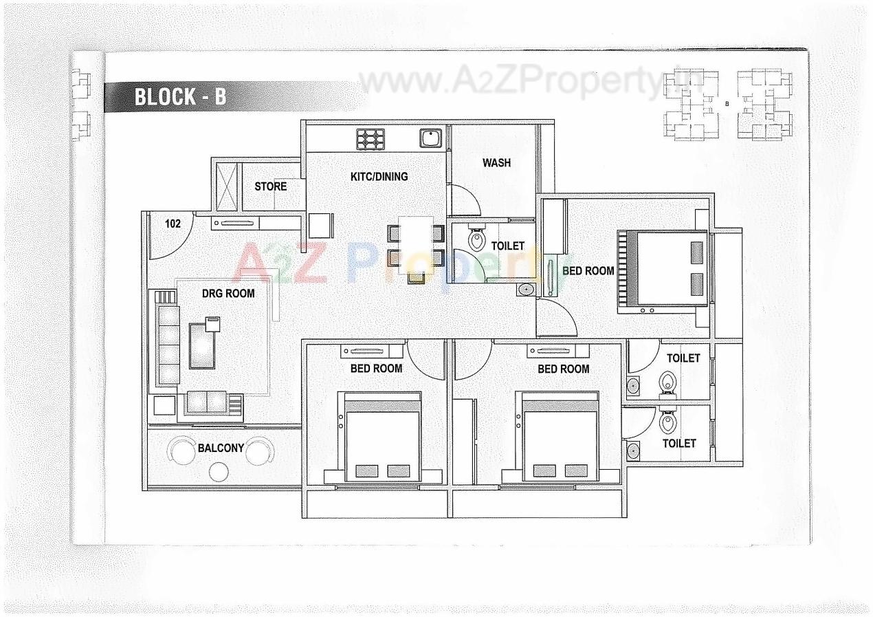 Layout of real estate project Akshar Platinium located at Nana-chiloda, Gandhinagar, Gujarat
