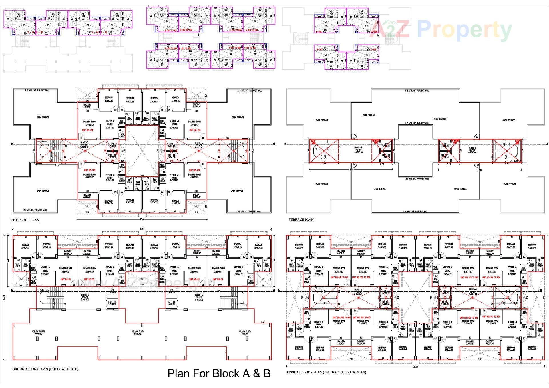 Layout of real estate project Akshar Tirth located at Gandhinagar, Gandhinagar, Gujarat