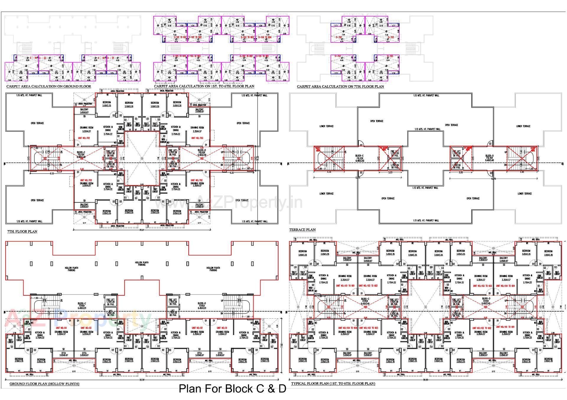 Layout of real estate project Akshar Tirth located at Gandhinagar, Gandhinagar, Gujarat