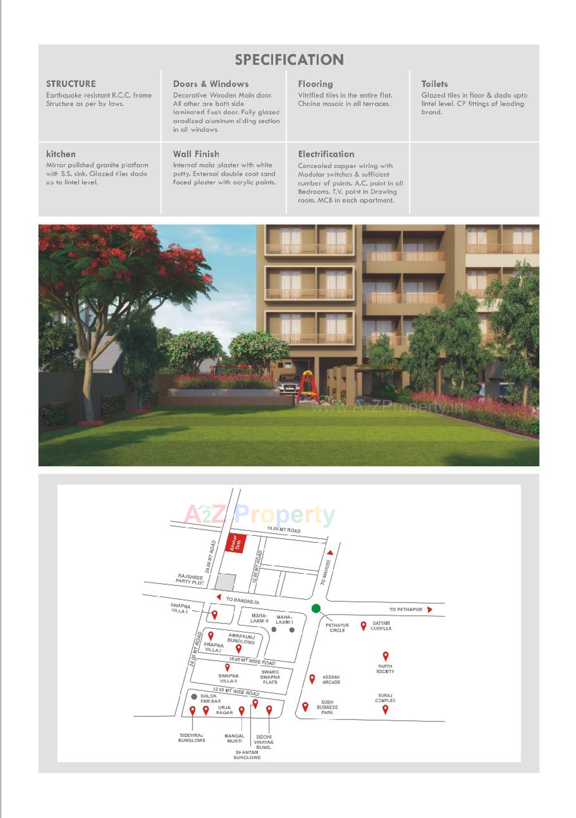  of real estate project Akshar Tirth located at Gandhinagar, Gandhinagar, Gujarat