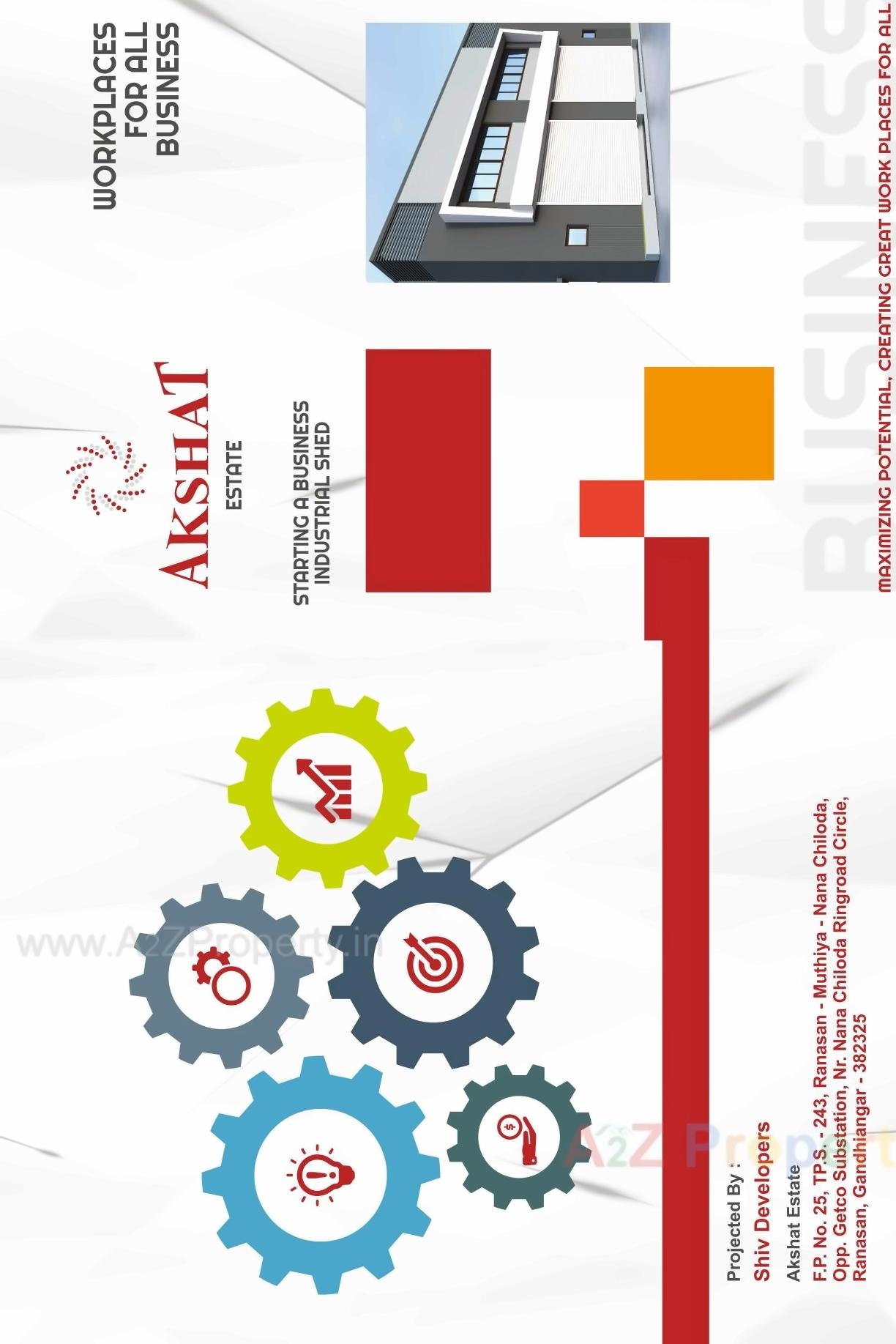  of real estate project Akshat Estate located at Ranasan, Gandhinagar, Gujarat