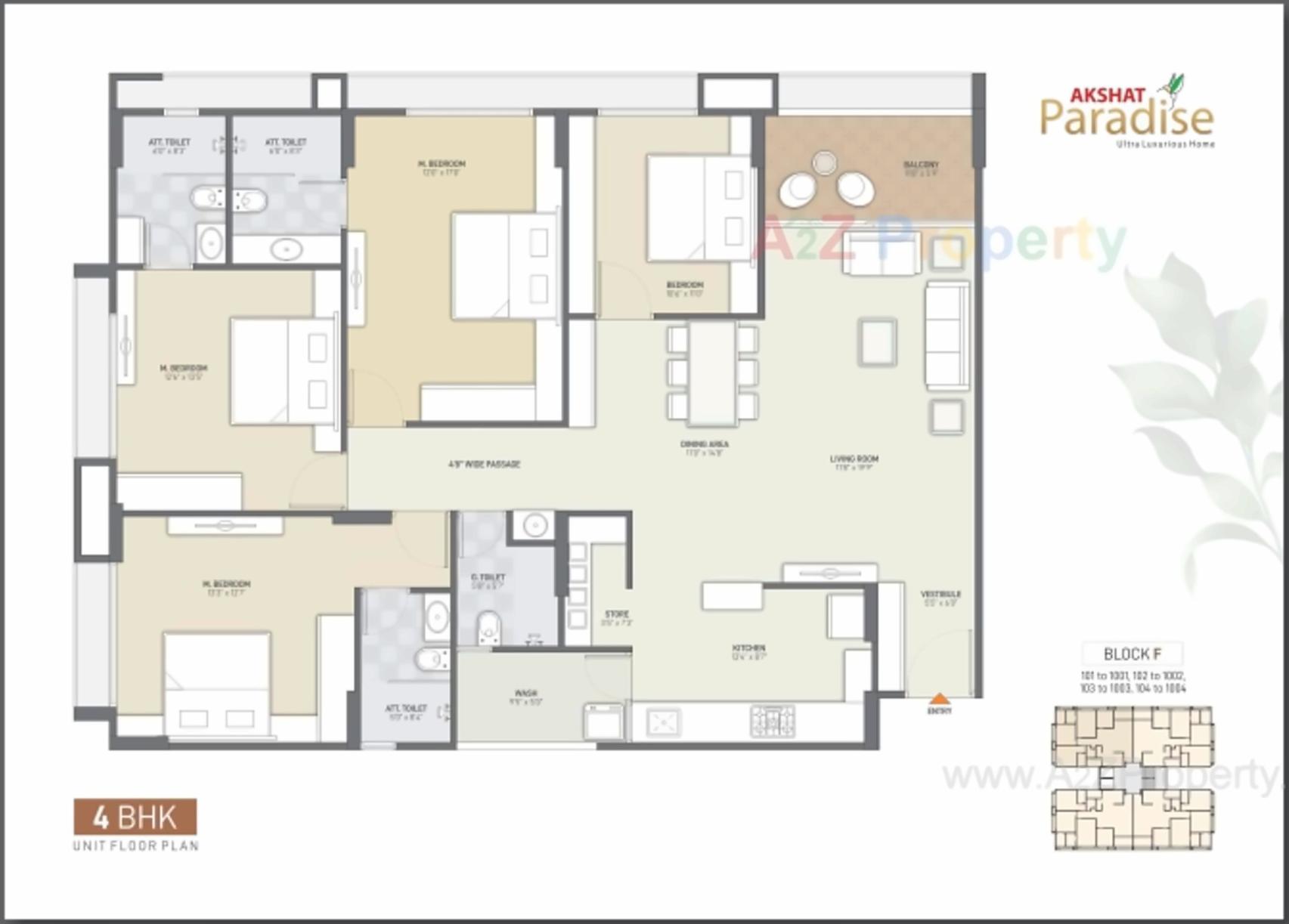 Layout of real estate project Akshat Paradise located at Sargasan, Gandhinagar, Gujarat