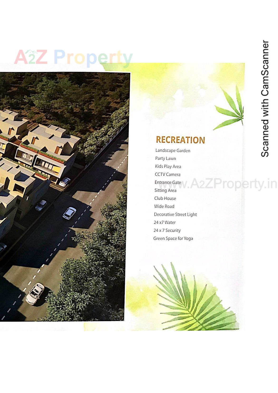 3D Elevation of real estate project Akshat Villa located at Gandhinagar, Gandhinagar, Gujarat