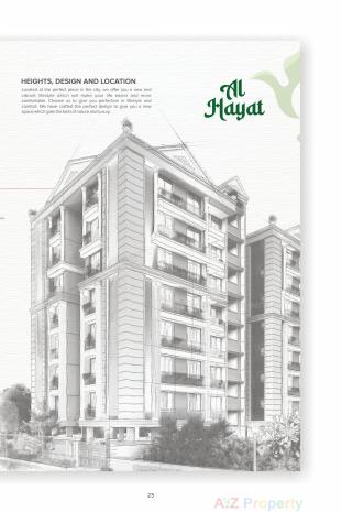 Elevation of real estate project Al Hayat located at Vavol, Gandhinagar, Gujarat