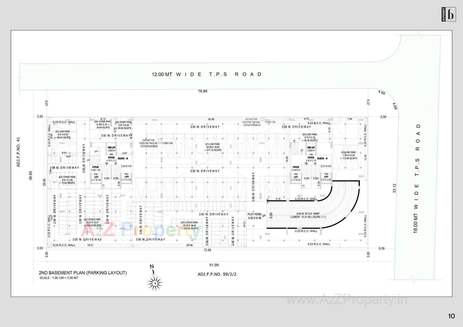 Layout of real estate project Alphabet located at Bhat, Gandhinagar, Gujarat