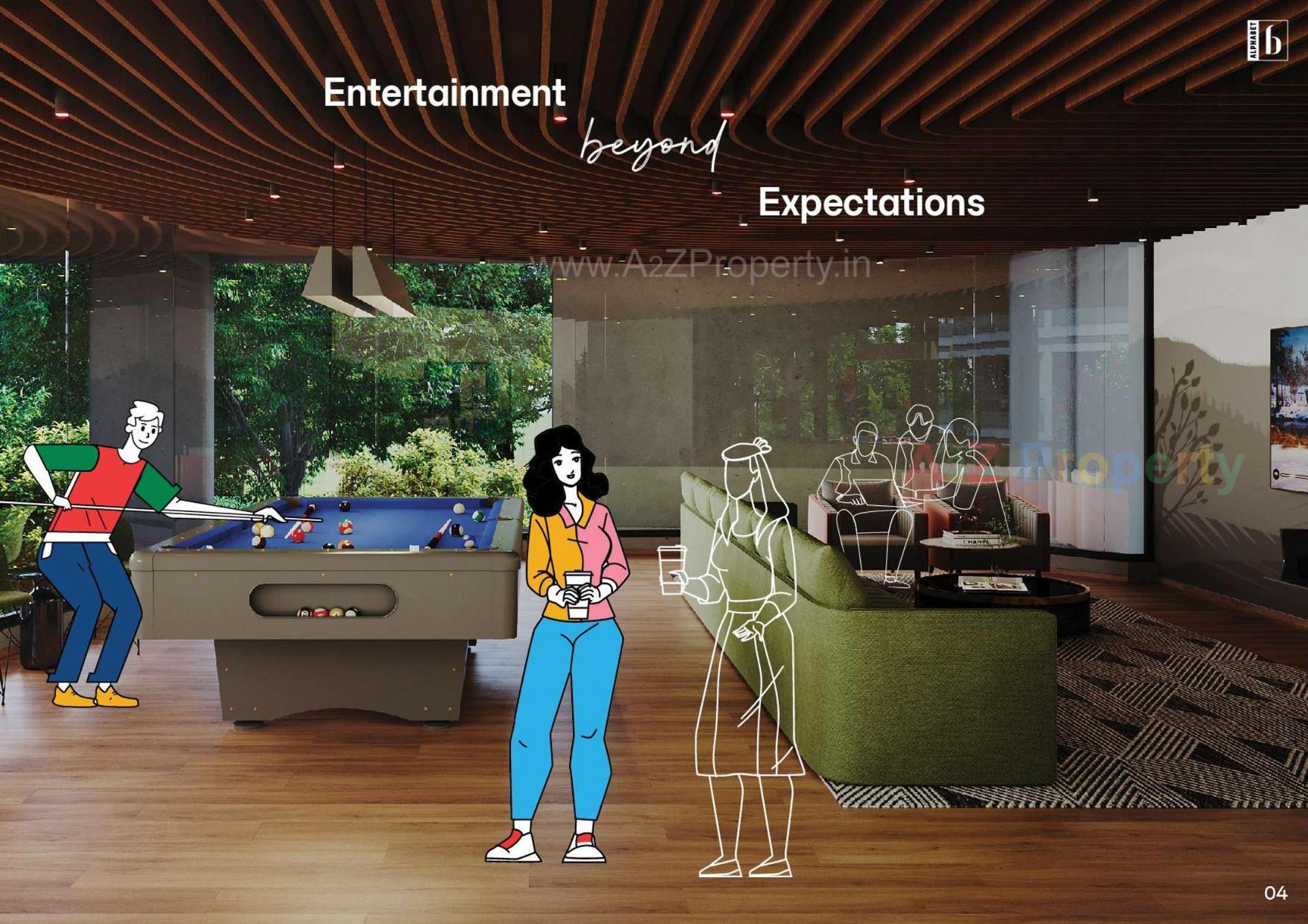 3D Elevation of real estate project Alphabet located at Bhat, Gandhinagar, Gujarat