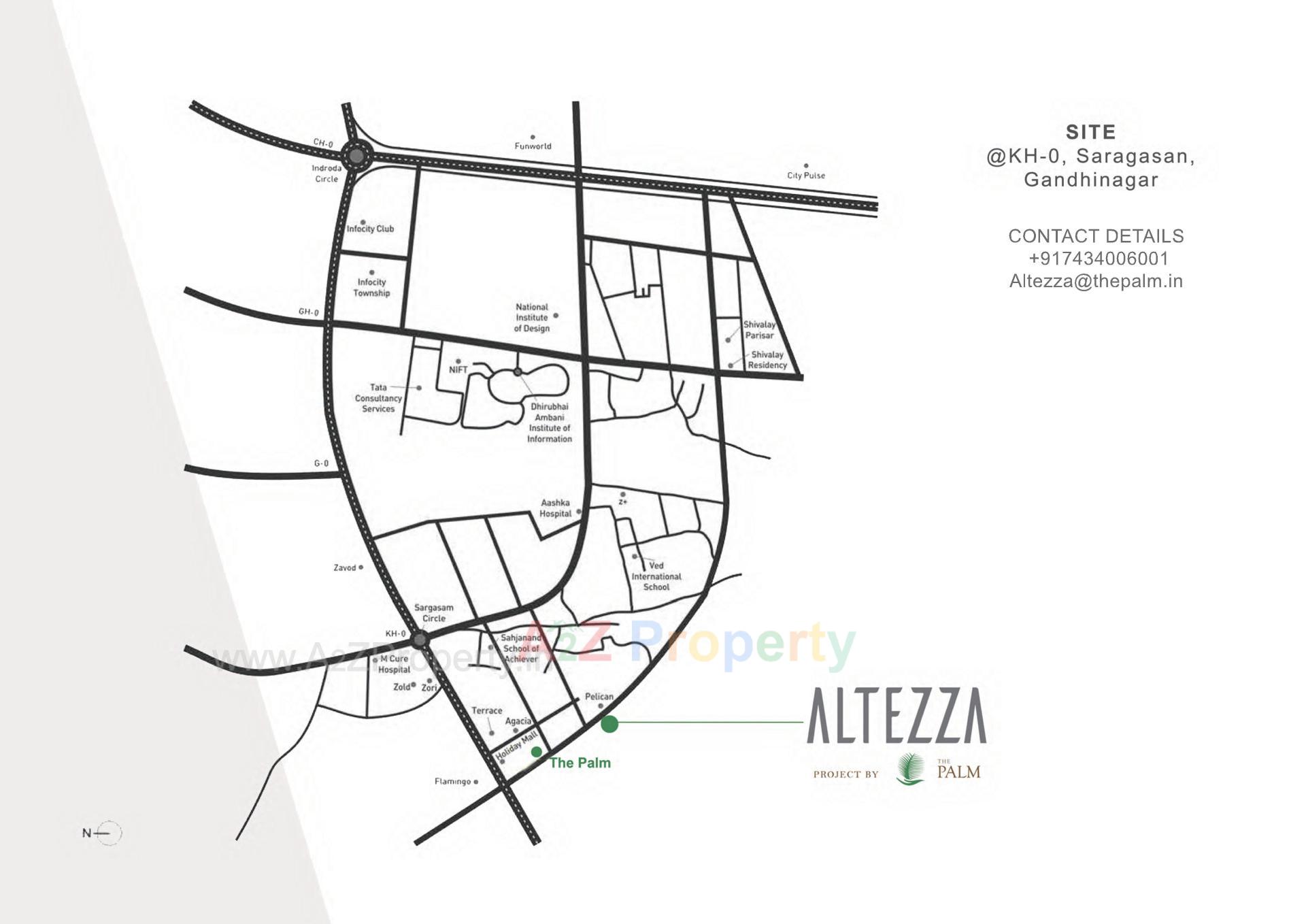 of real estate project Altezza located at Sargasan, Gandhinagar, Gujarat