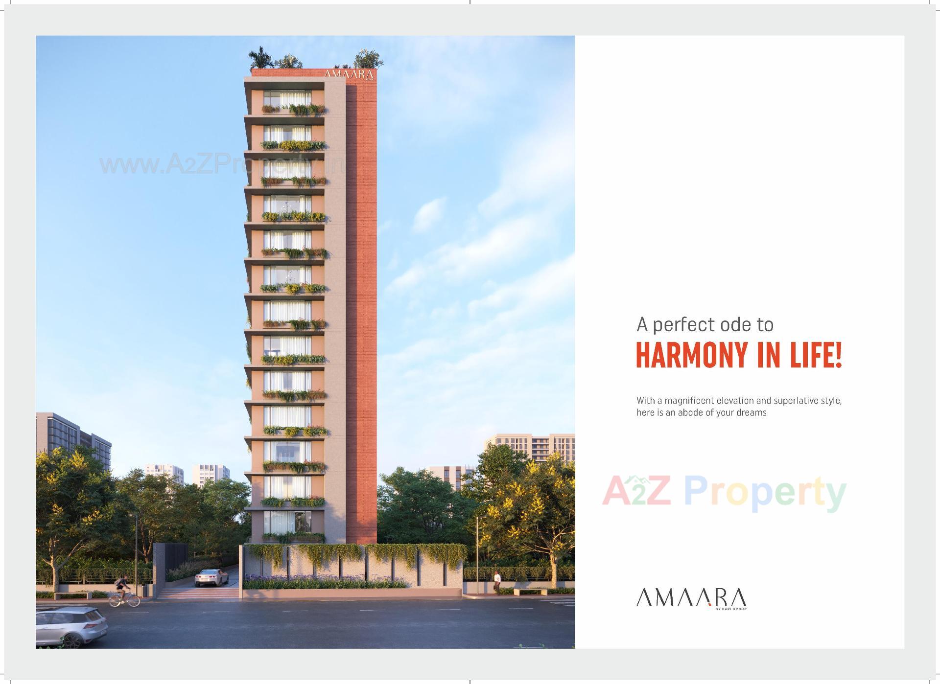 3D Elevation of real estate project Amaara By Hari Group located at Por, Gandhinagar, Gujarat