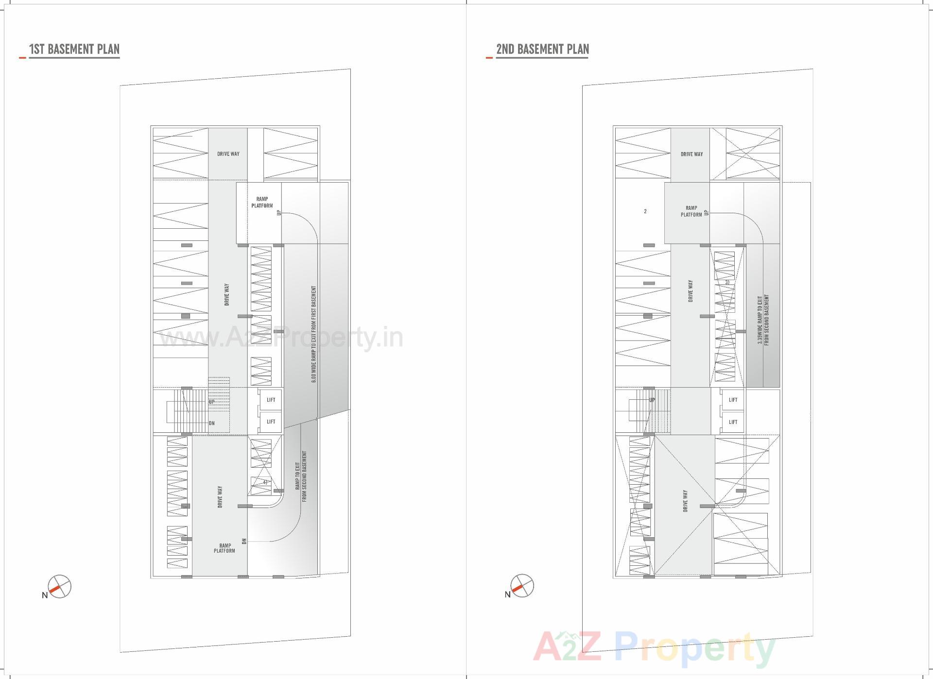 Layout of real estate project Amaara By Hari Group located at Por, Gandhinagar, Gujarat