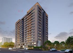 Elevation of real estate project Amay Reside located at Adalaj, Gandhinagar, Gujarat