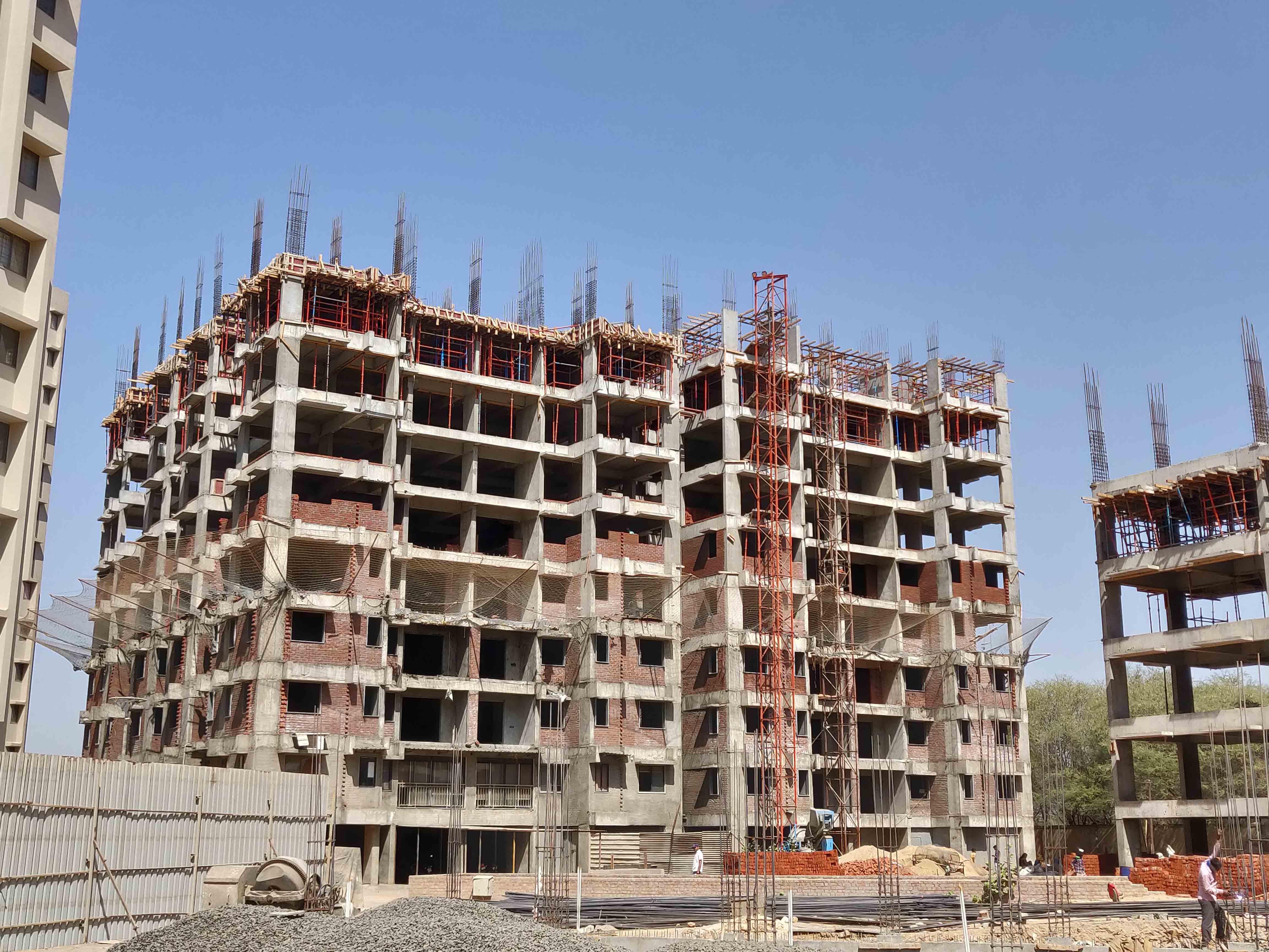 129470_const of real estate project Amba Township Sector located at Adalaj, Gandhinagar, Gujarat