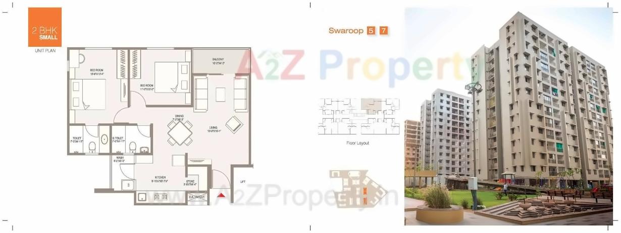 Layout of real estate project Amba Towship Sector located at Adalaj, Gandhinagar, Gujarat