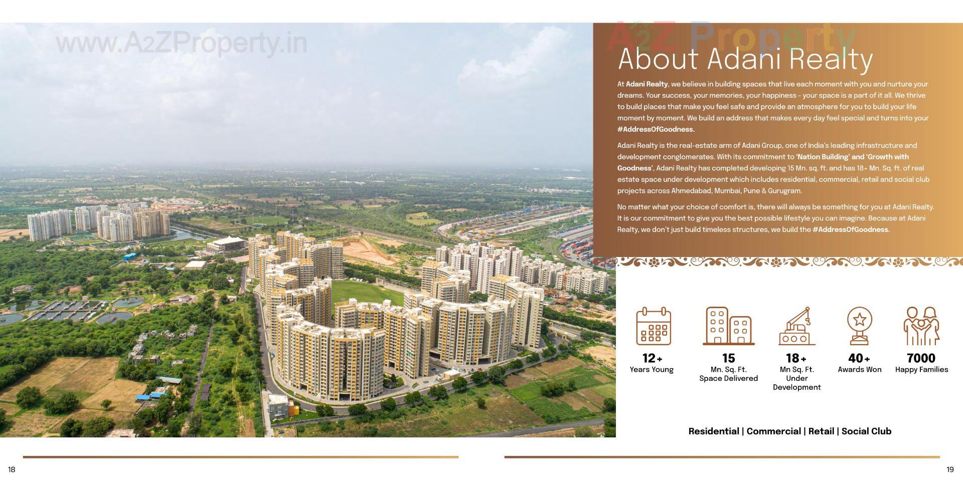 3D Elevation of real estate project Ambrosia located at Dantali, Gandhinagar, Gujarat