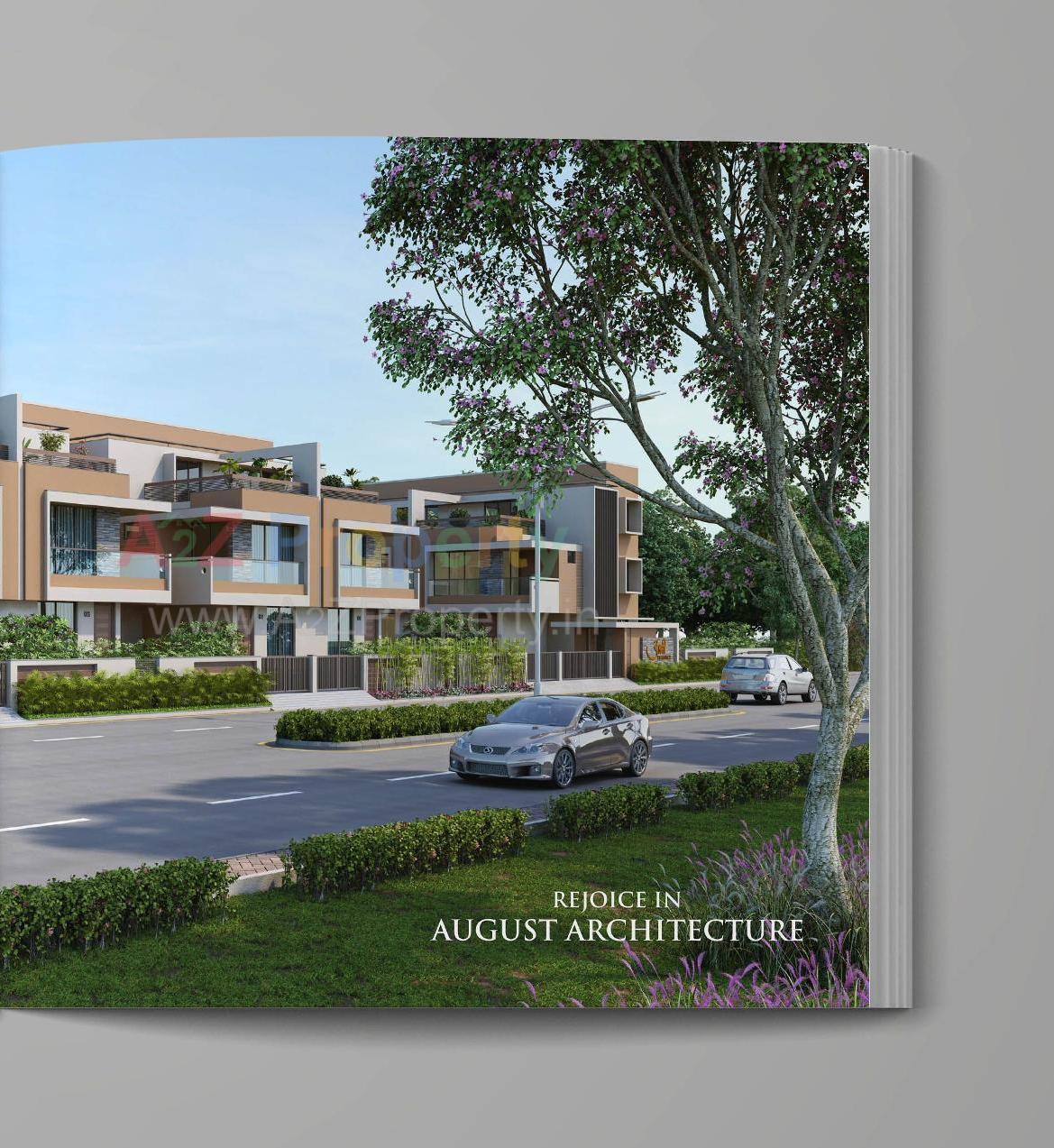 3D Elevation of real estate project Ami Elegance located at Sargasan, Gandhinagar, Gujarat