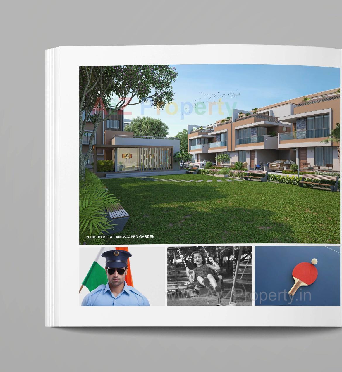 3D Elevation of real estate project Ami Elegance located at Sargasan, Gandhinagar, Gujarat