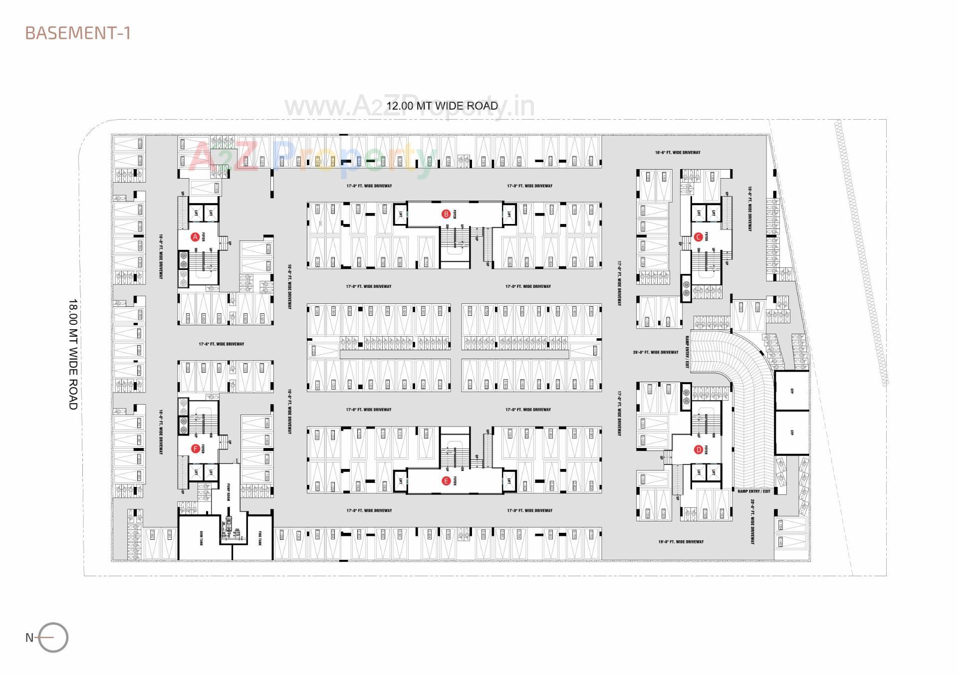Layout of real estate project Anant Parmeshwar located at Adalaj, Gandhinagar, Gujarat