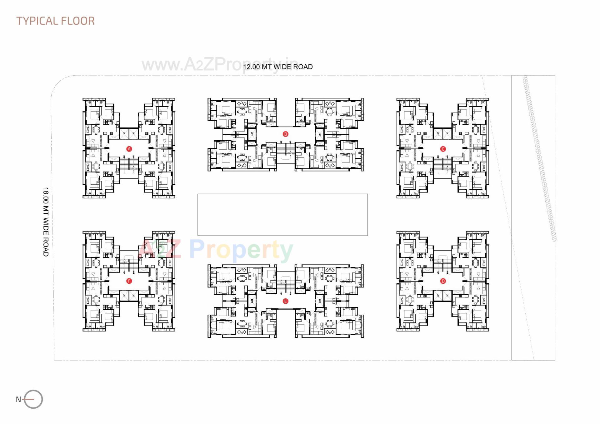 Layout of real estate project Anant Parmeshwar located at Adalaj, Gandhinagar, Gujarat