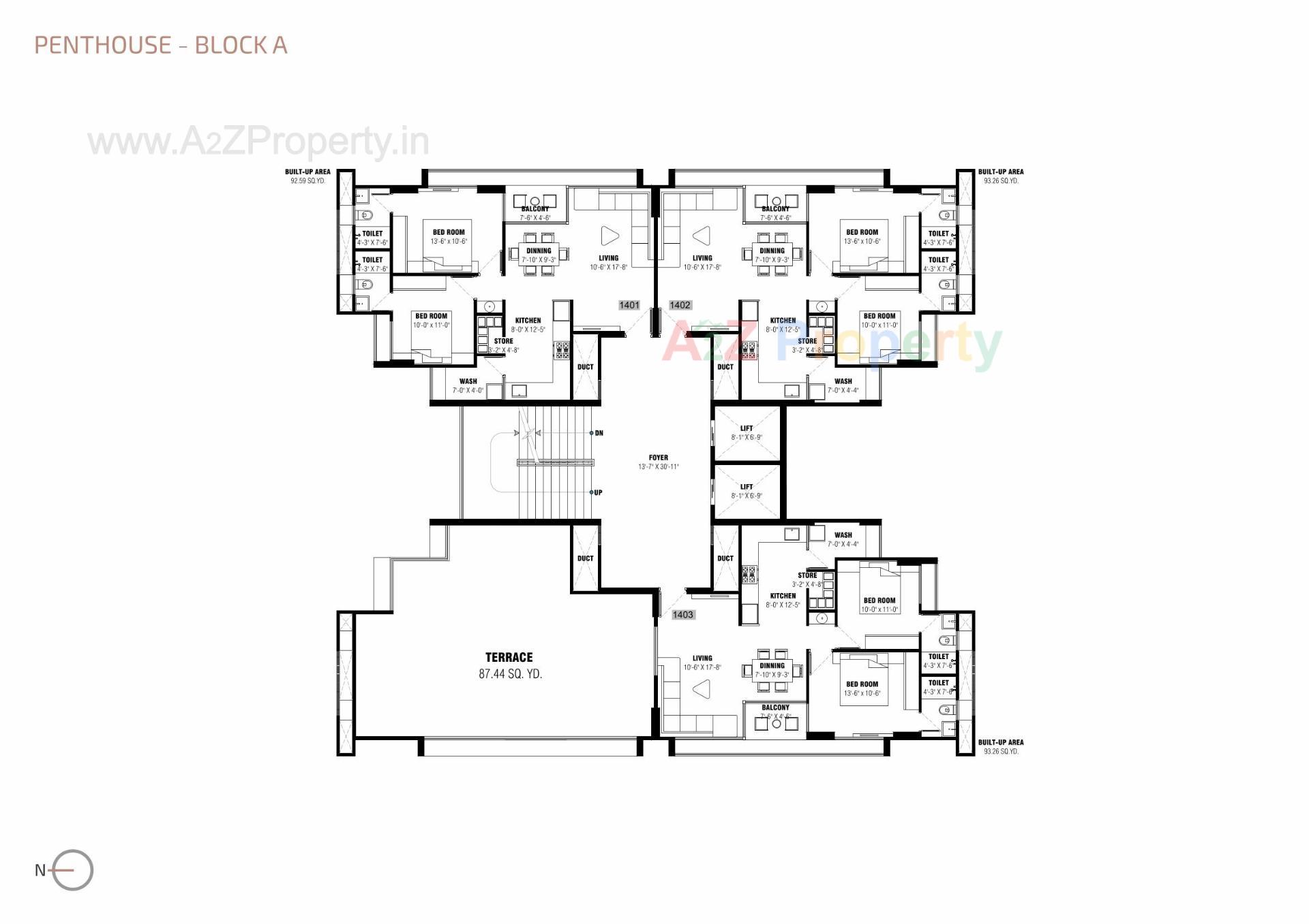 Layout of real estate project Anant Parmeshwar located at Adalaj, Gandhinagar, Gujarat