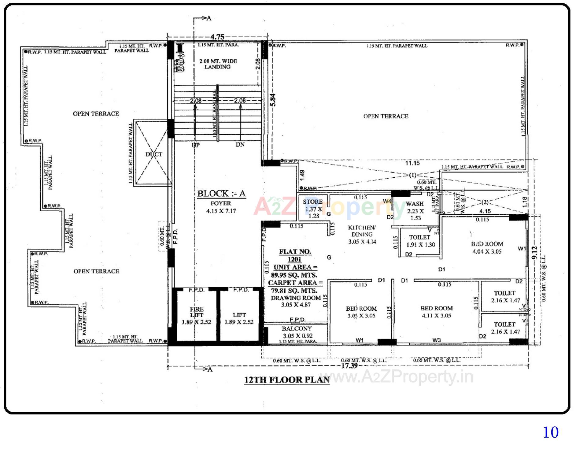 Layout of real estate project Ananta Premium Living located at Bhat, Gandhinagar, Gujarat