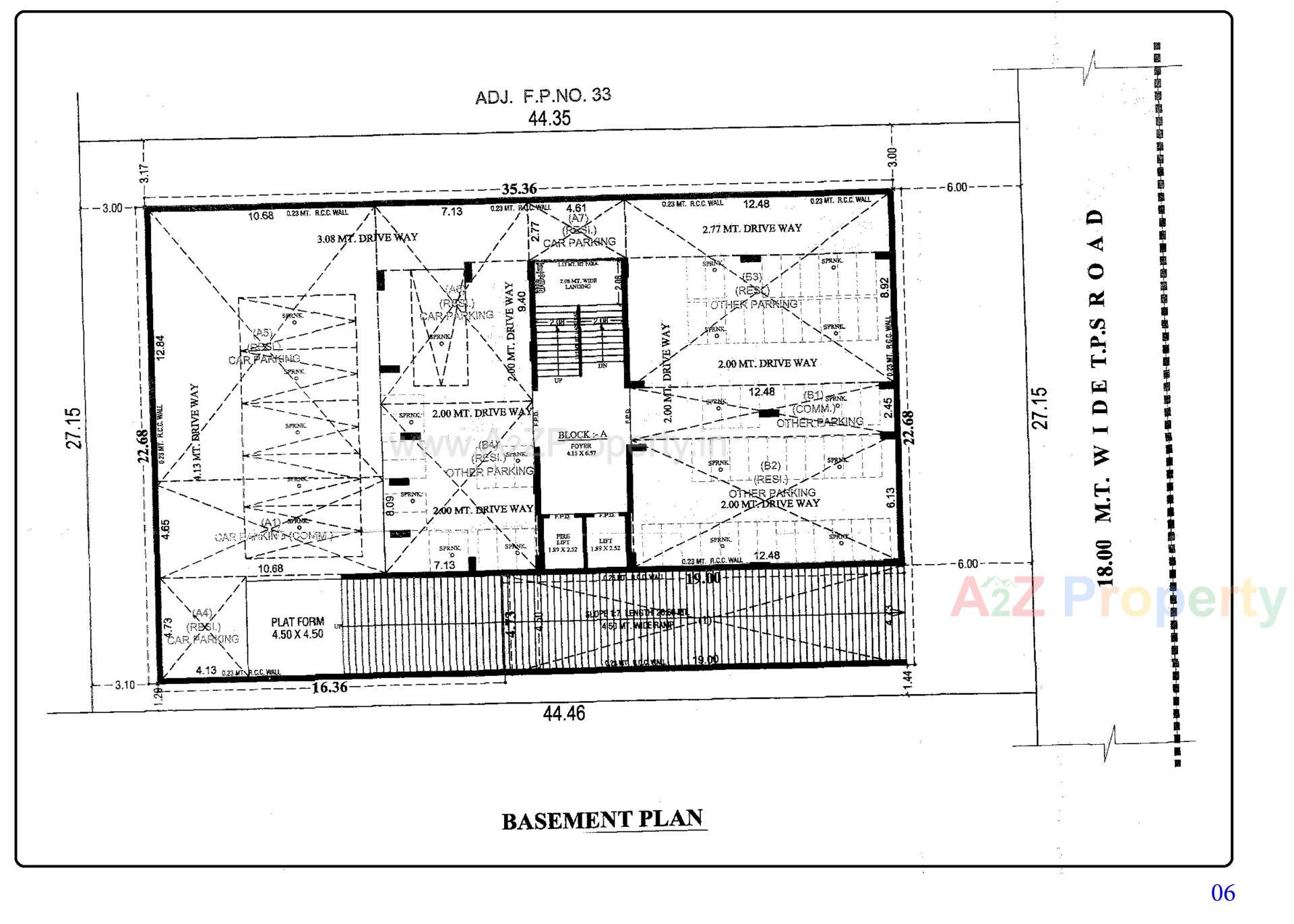Layout of real estate project Ananta Premium Living located at Bhat, Gandhinagar, Gujarat