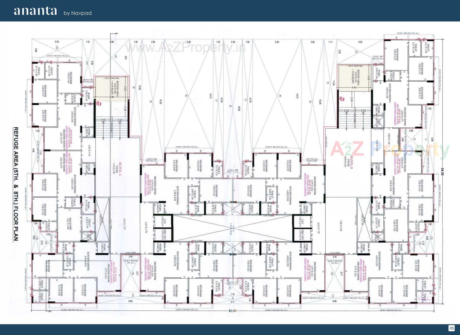 Layout of real estate project Ananta located at Kalol, Gandhinagar, Gujarat