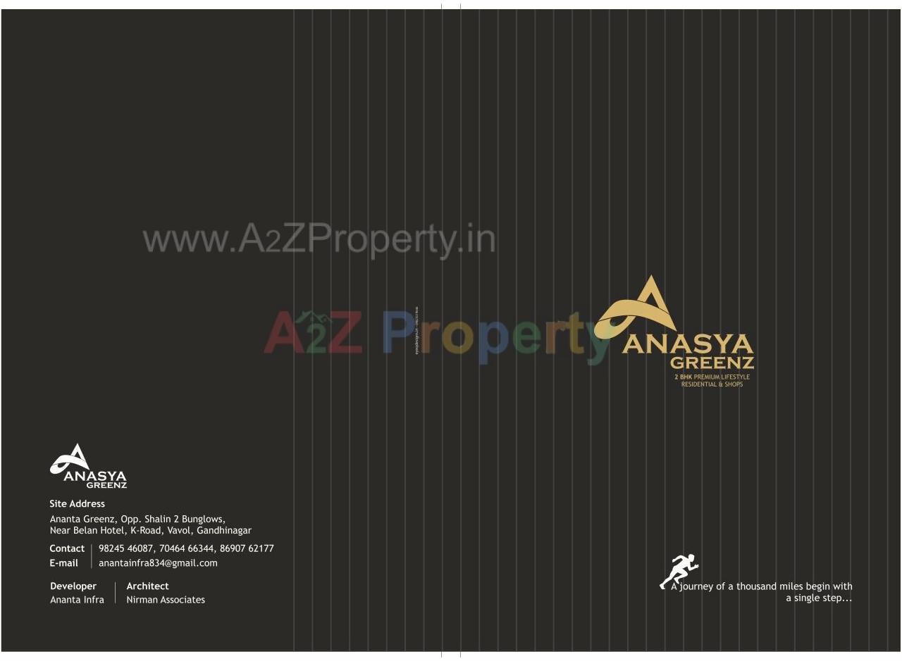  of real estate project Anasya Greenz located at Vavol, Gandhinagar, Gujarat