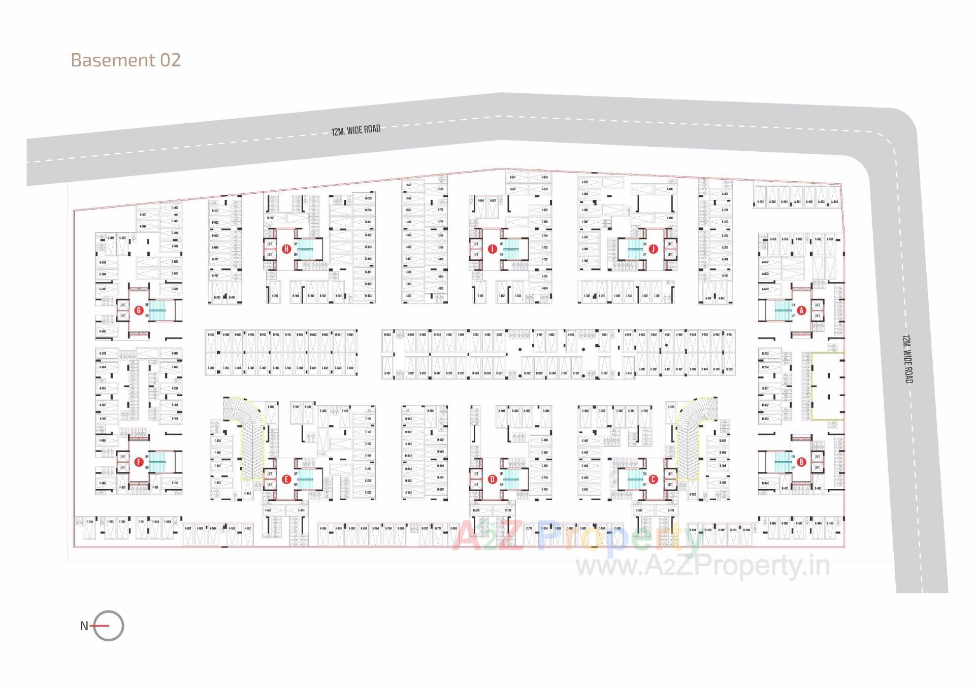 Layout of real estate project Anavya Parmeshwar located at Adalaj, Gandhinagar, Gujarat