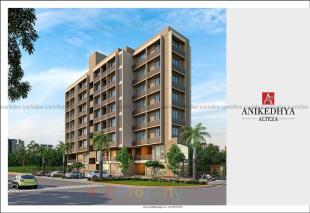 Elevation of real estate project Anikedhya Alteza located at Vavol, Gandhinagar, Gujarat