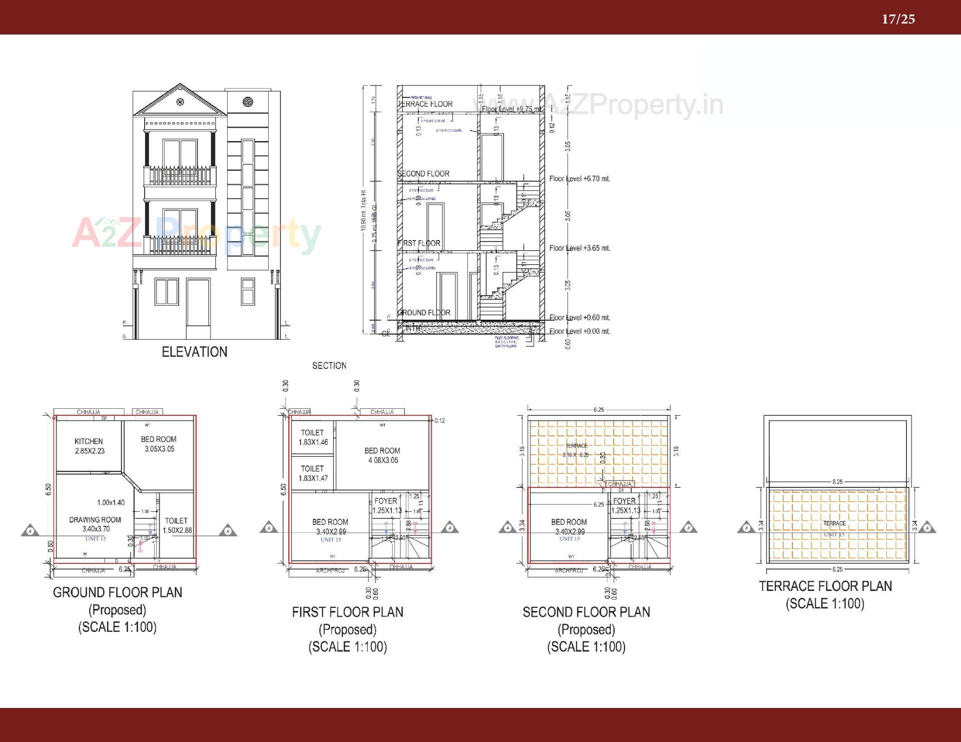 Layout of real estate project Anjel Homes located at Gandhinagar, Gandhinagar, Gujarat
