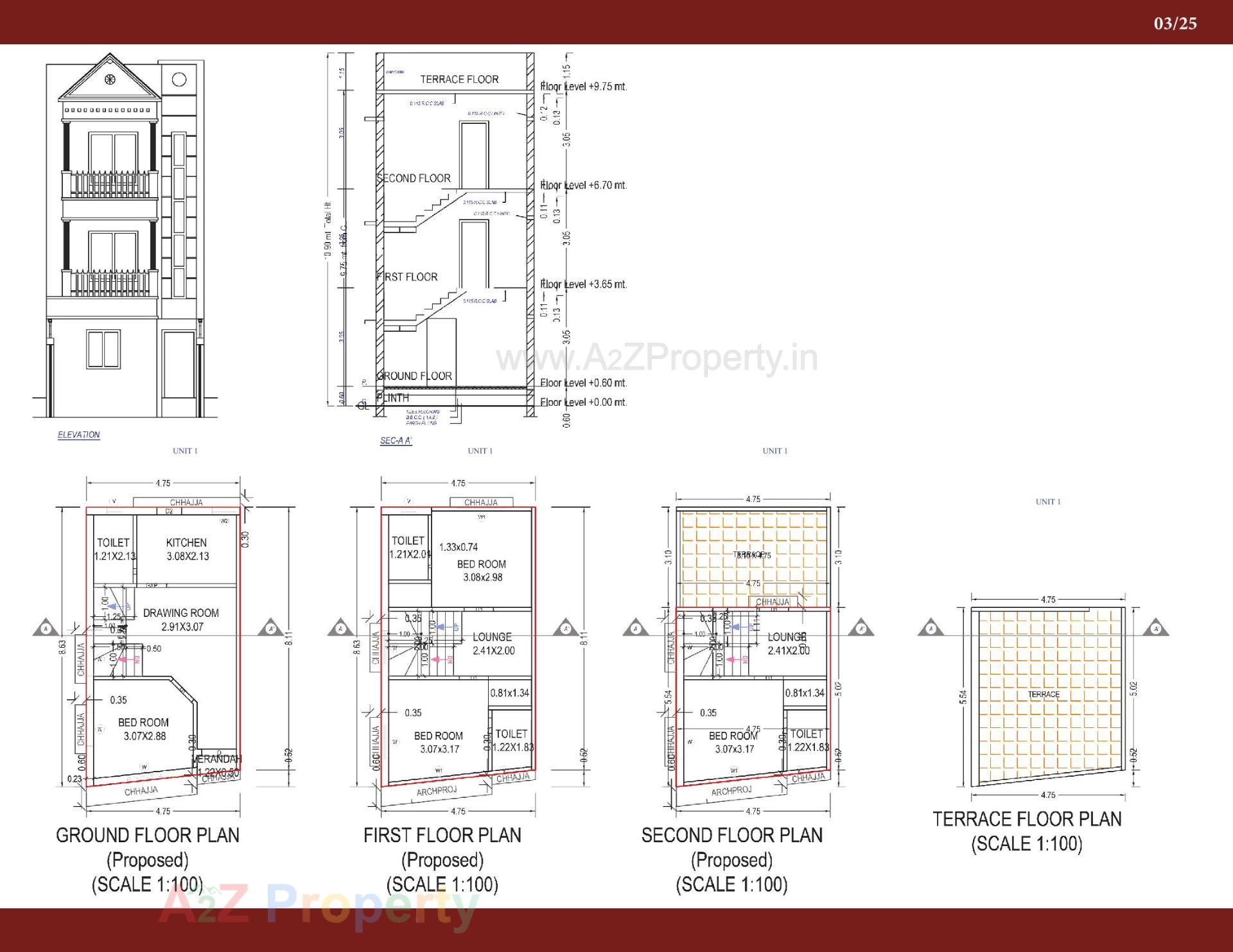 Layout of real estate project Anjel Homes located at Gandhinagar, Gandhinagar, Gujarat