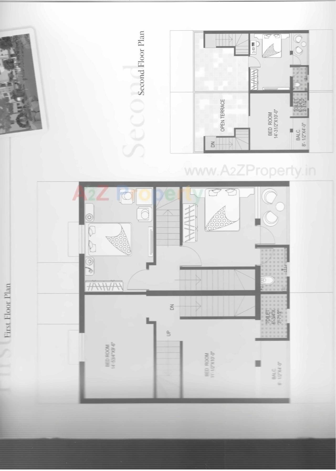Layout of real estate project Anmol Aangan located at Kalol, Gandhinagar, Gujarat
