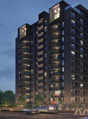 Elevation of real estate project Antriksh located at Randesan, Gandhinagar, Gujarat