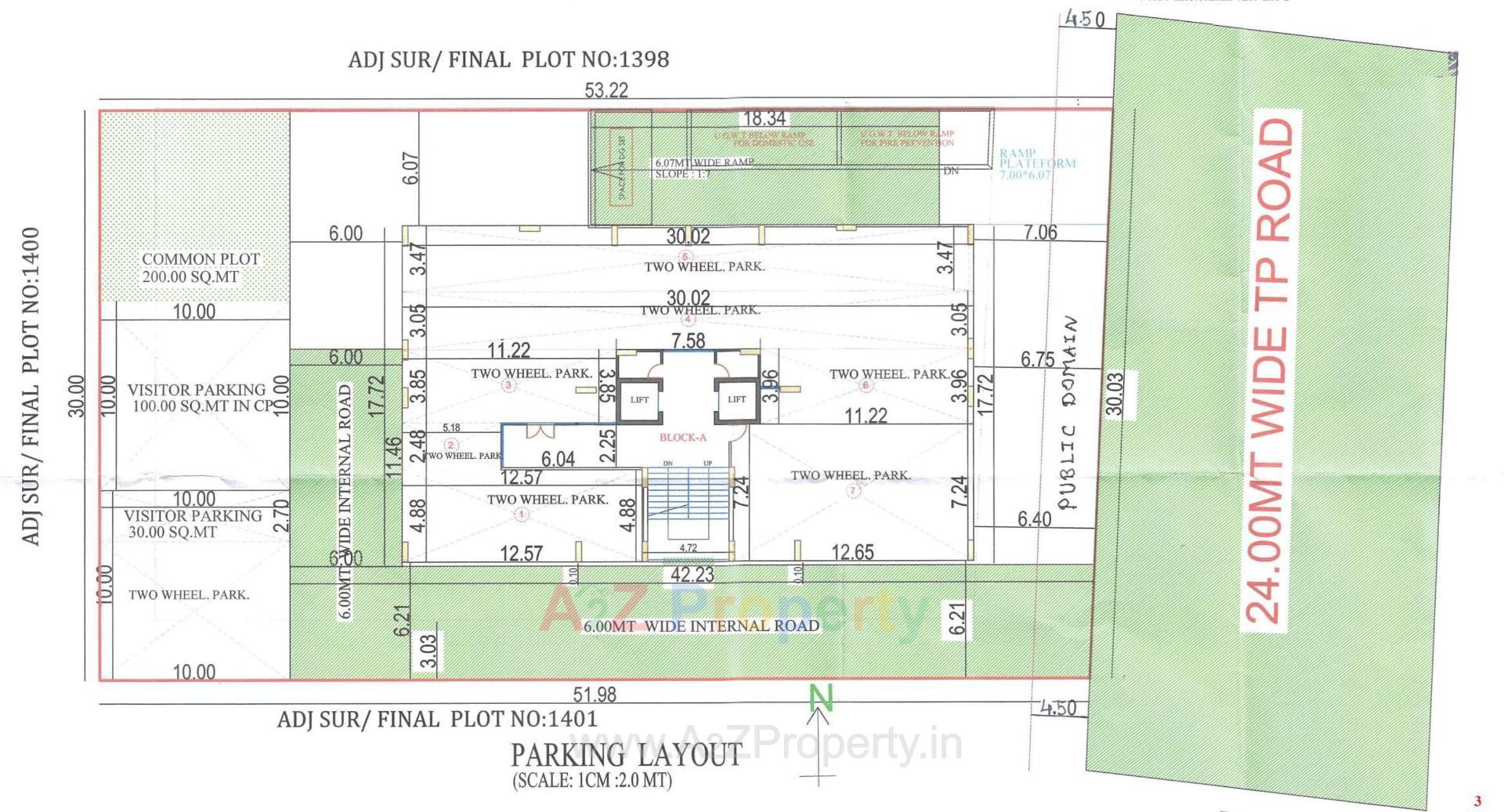 Layout of real estate project Anutham By Hari Group located at Pethapur, Gandhinagar, Gujarat