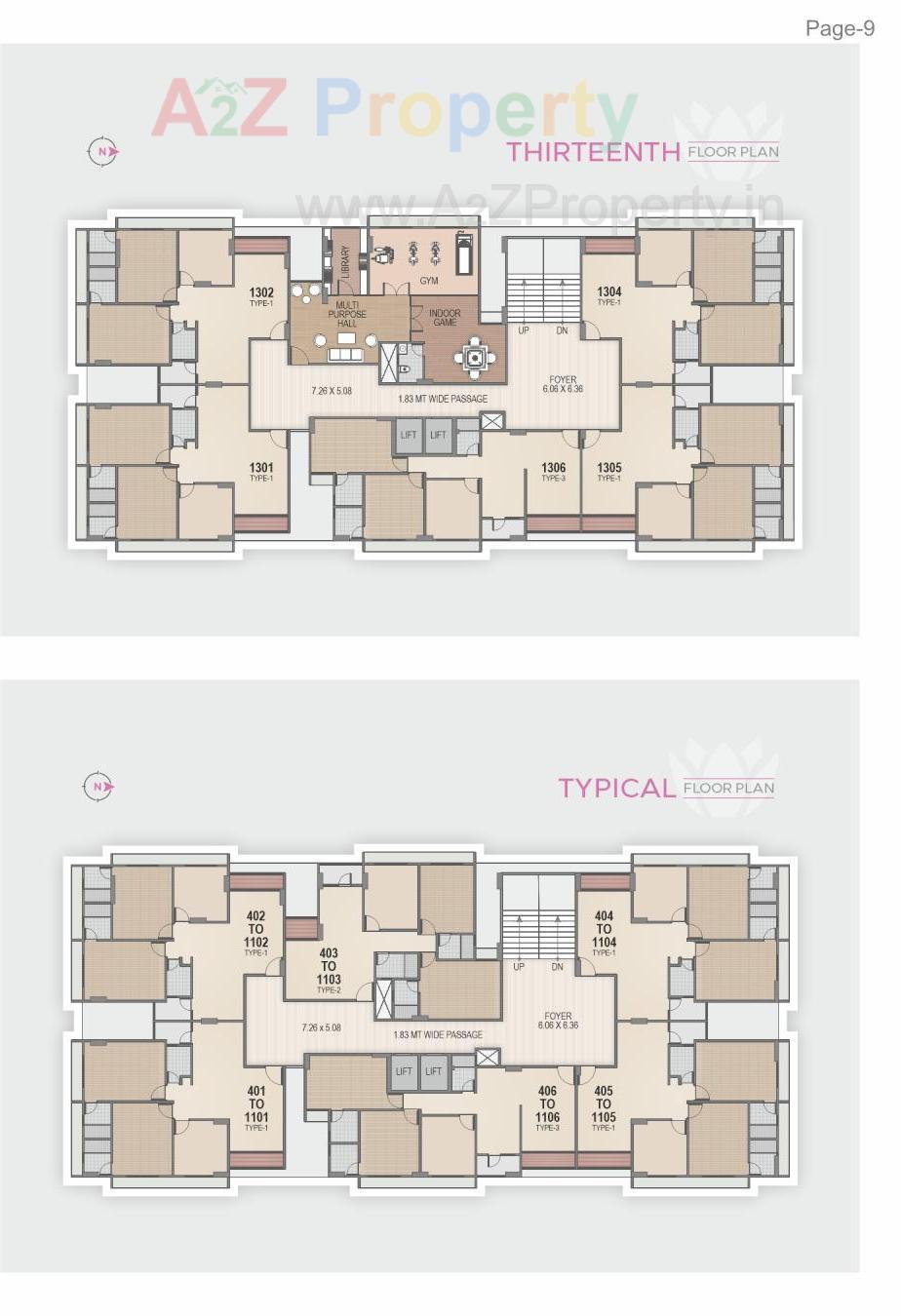 Layout of real estate project Arpan Antilia located at Vavol, Gandhinagar, Gujarat