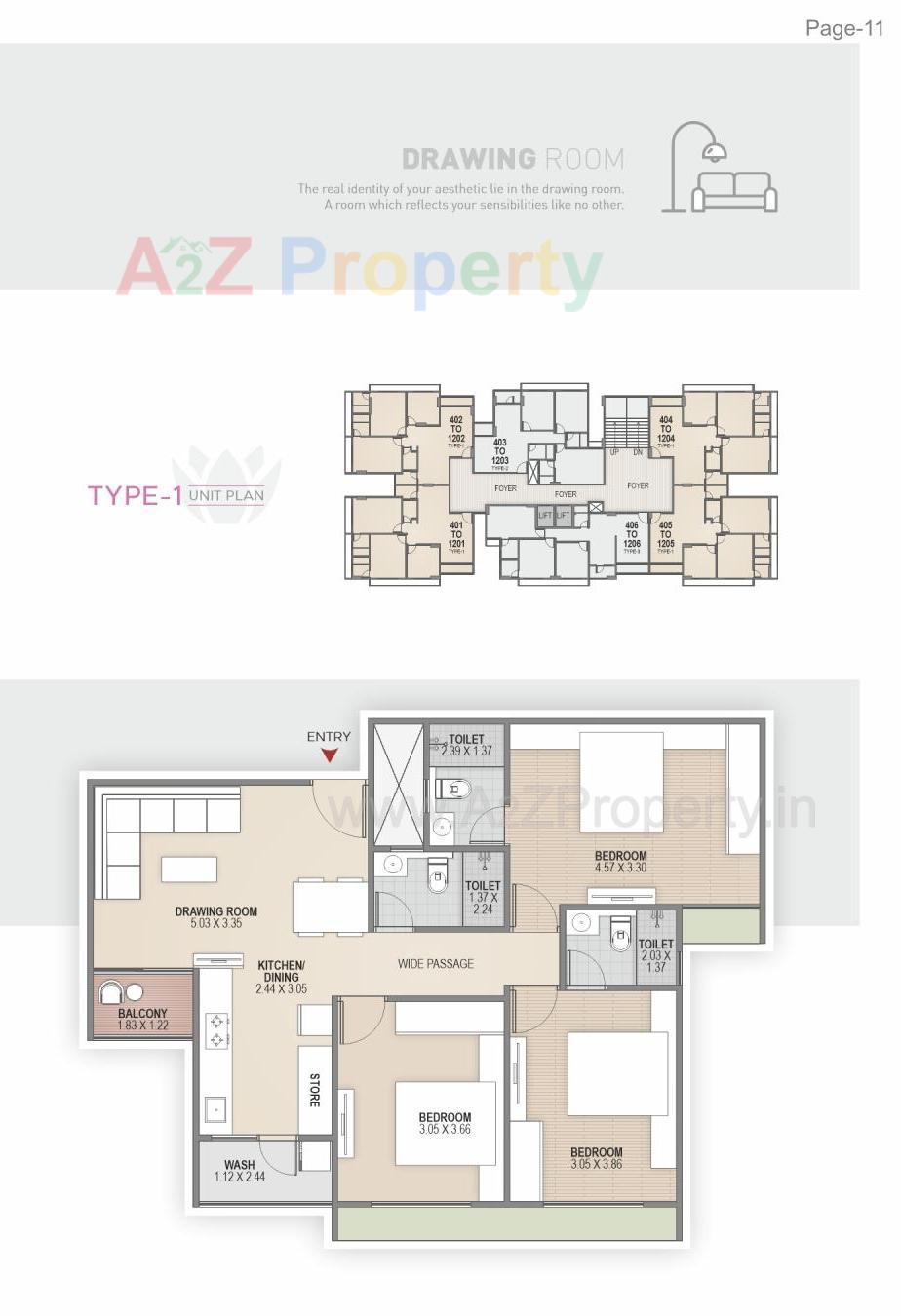 Layout of real estate project Arpan Antilia located at Vavol, Gandhinagar, Gujarat