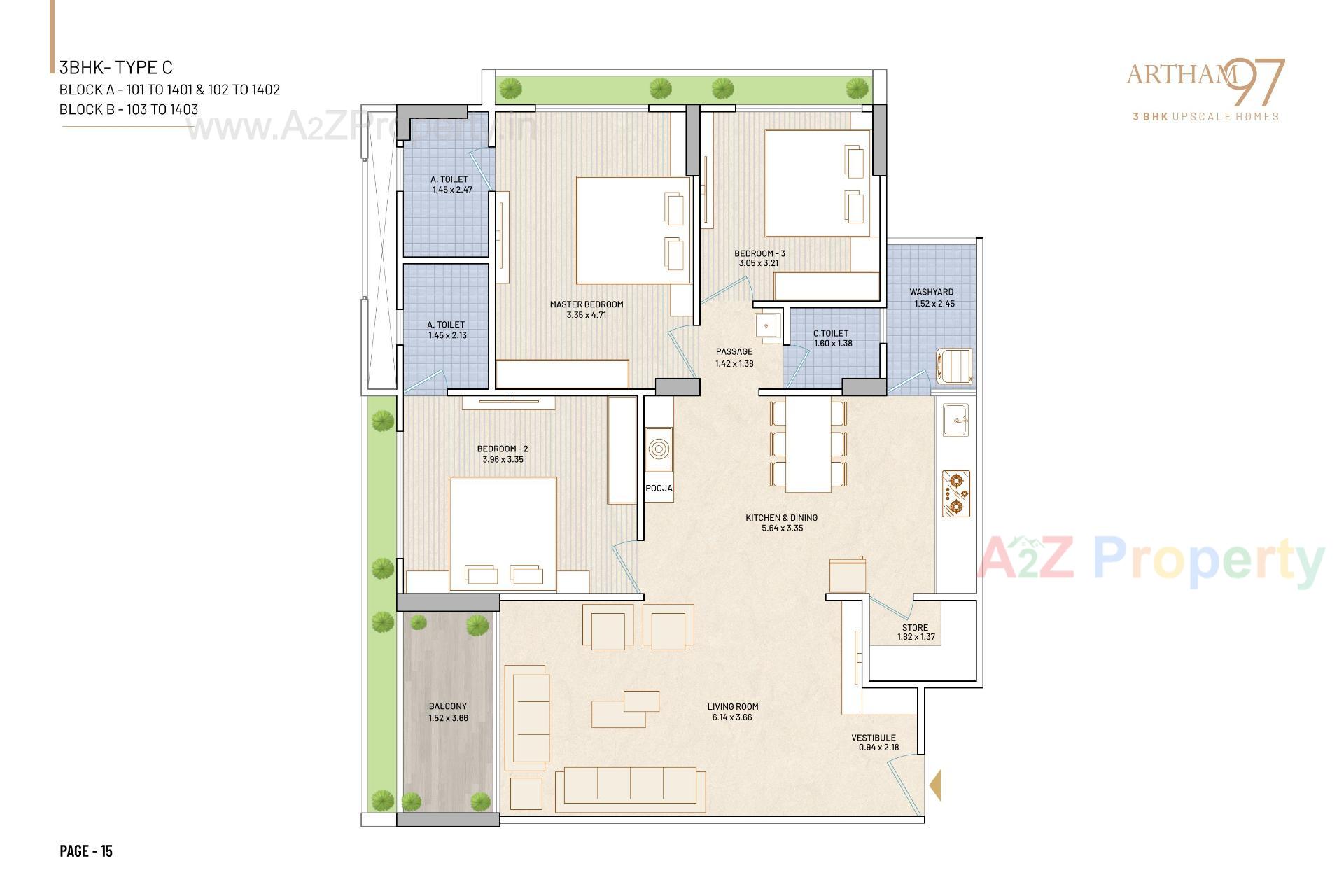 Layout of real estate project Artham located at Khoraj, Gandhinagar, Gujarat