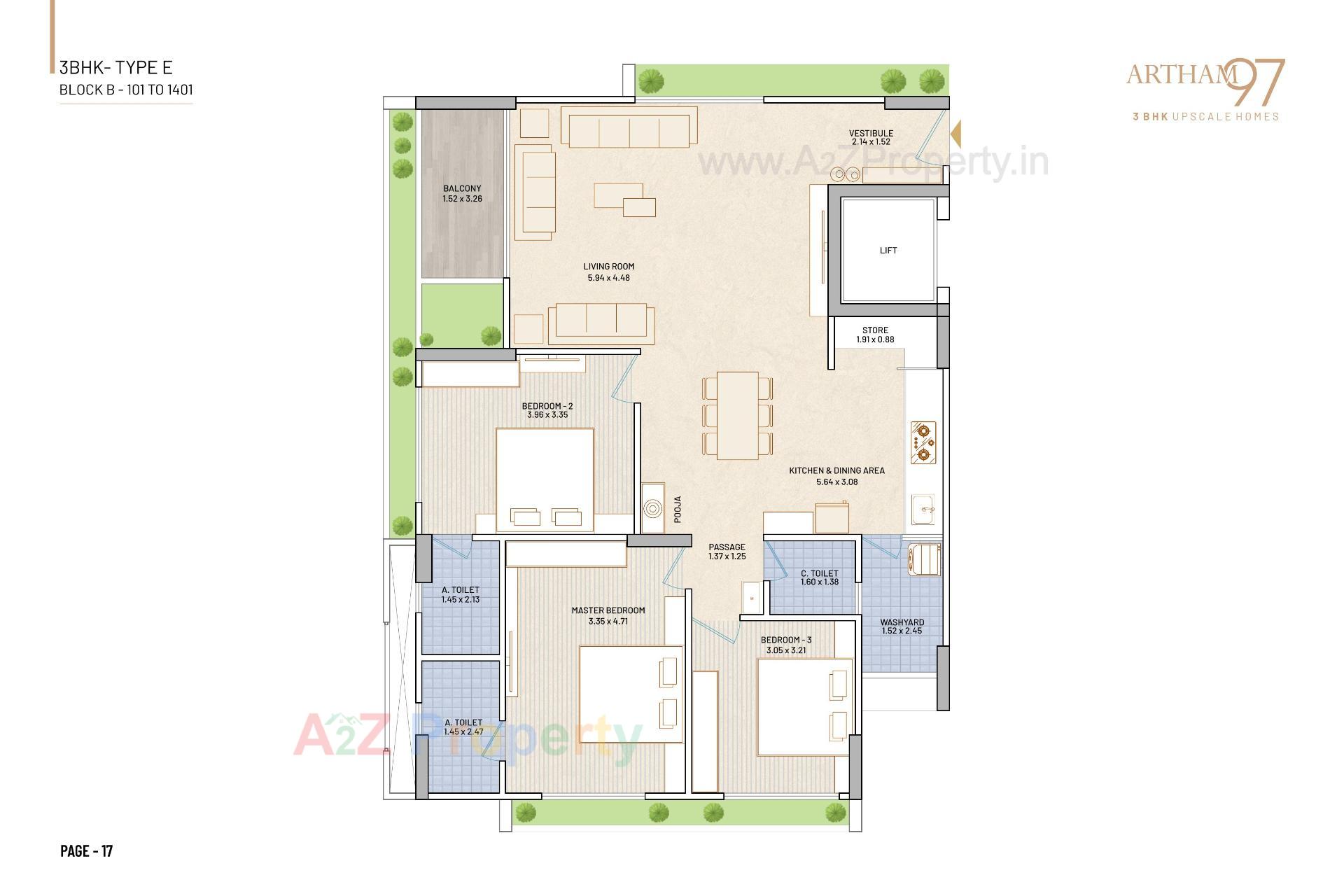 Layout of real estate project Artham located at Khoraj, Gandhinagar, Gujarat