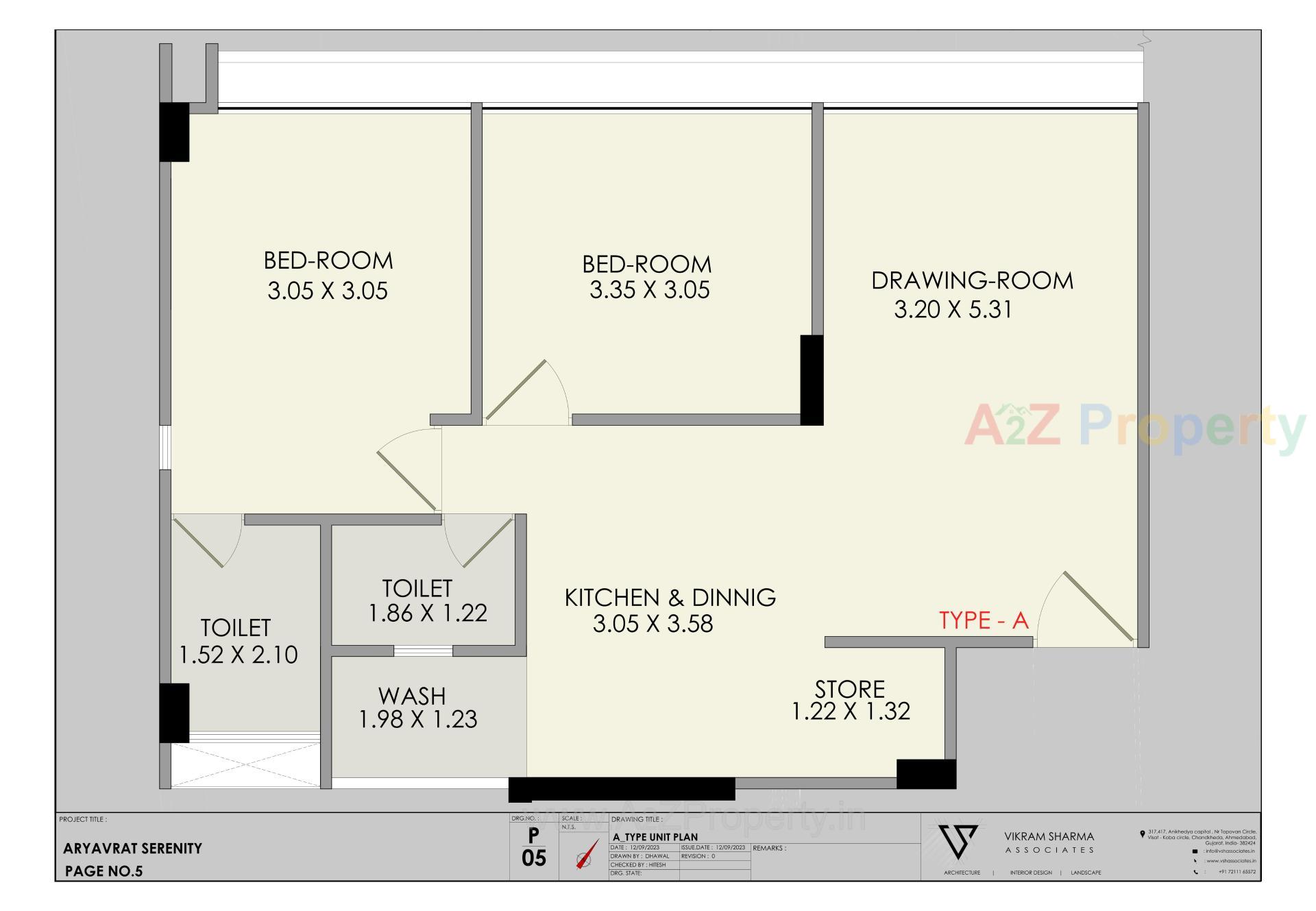  of real estate project Aryavrat Serenity located at Borisana, Gandhinagar, Gujarat
