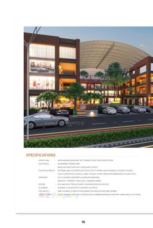 Elevation of real estate project Ashwamegh The Empire located at Dahegam, Gandhinagar, Gujarat