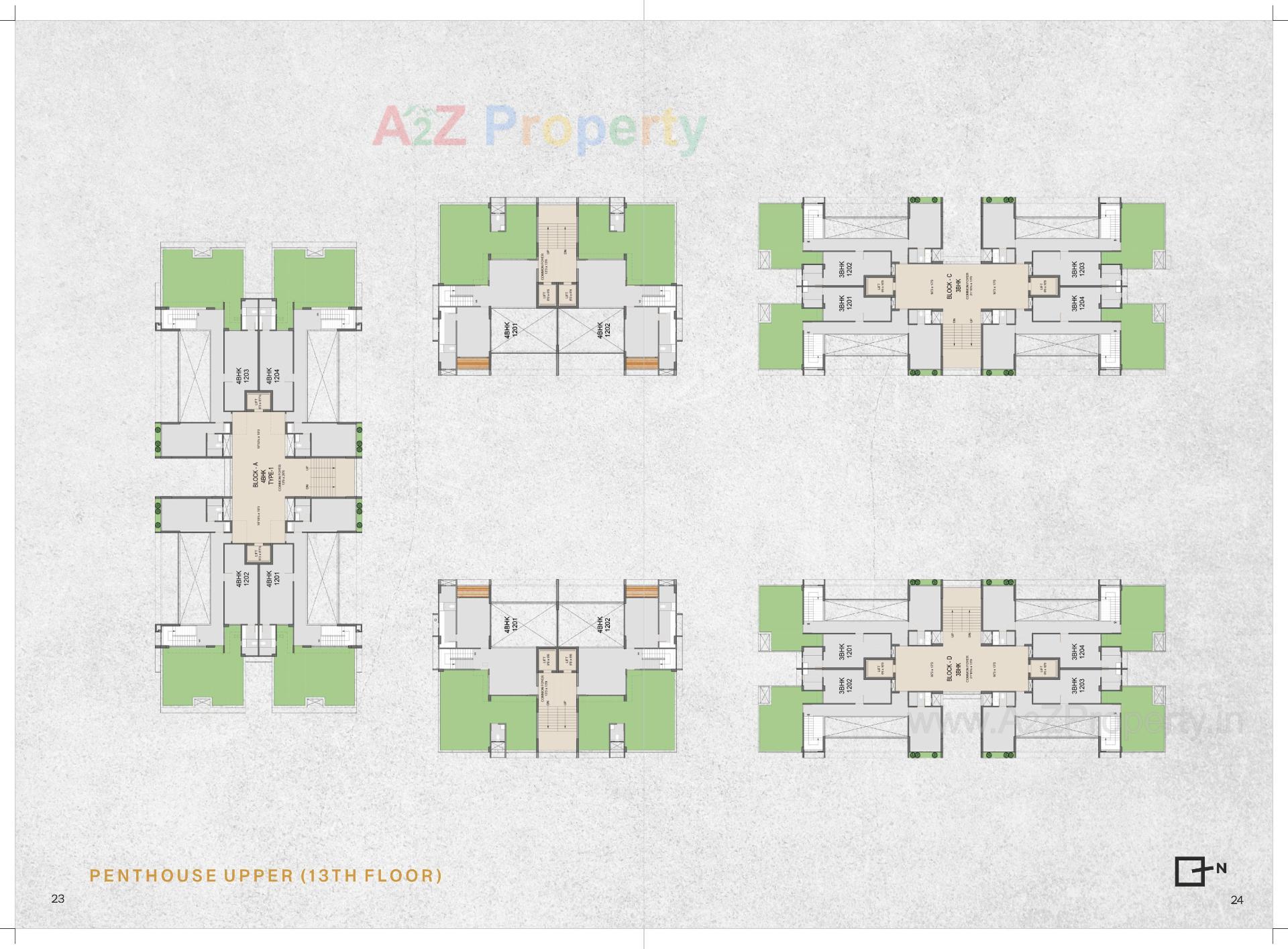 Layout of real estate project Asteria located at Koba, Gandhinagar, Gujarat
