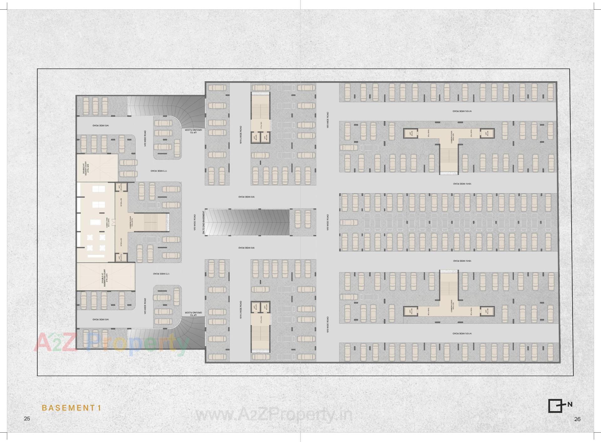 Layout of real estate project Asteria located at Koba, Gandhinagar, Gujarat