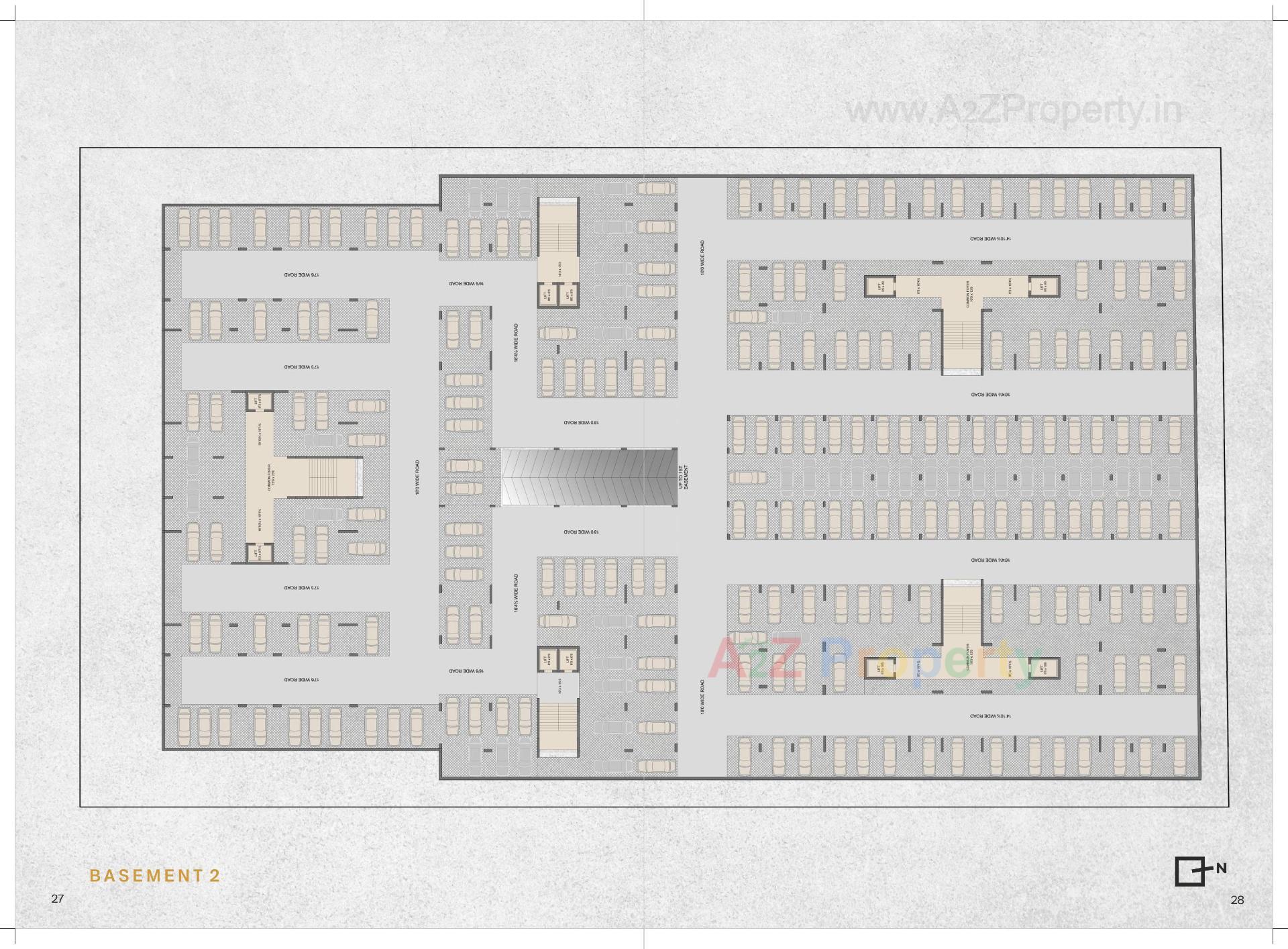 Layout of real estate project Asteria located at Koba, Gandhinagar, Gujarat